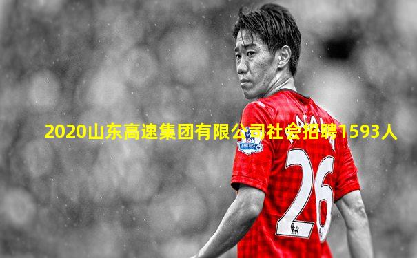 2020山东高速集团有限公司社会招聘1593人
